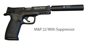 M&P 22 With Supressor